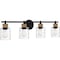 Quoizel Baltic Bath 4 Lights Matte Black BTC8634MBK - alternate 4